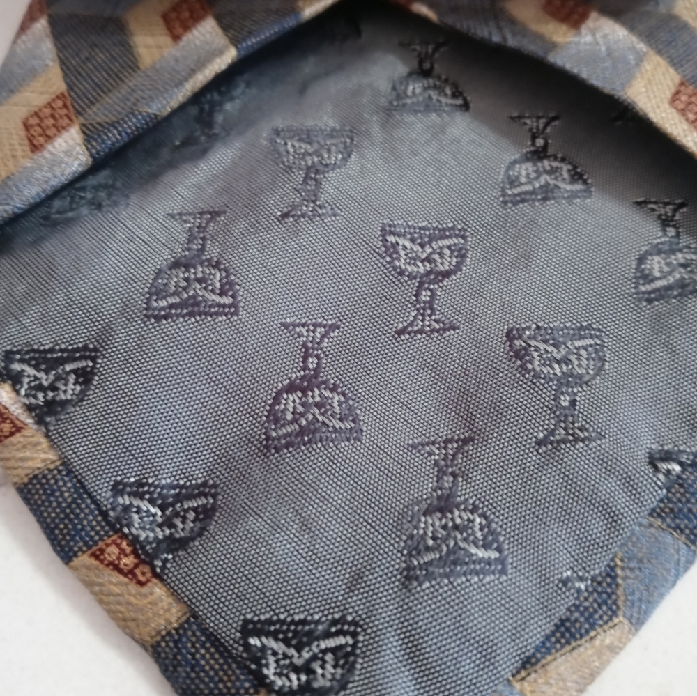 Dion Collection 100% Italian Silk Designer Classic Men's Necktie 59"/4" - Picture 4 of 8